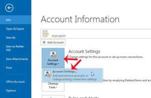 changing my microsoft outlook account password